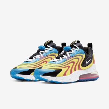 Nike Air Max 270 React ENG - Férfi Utcai Cipő - Kék/Sötét Szürke/Fehér